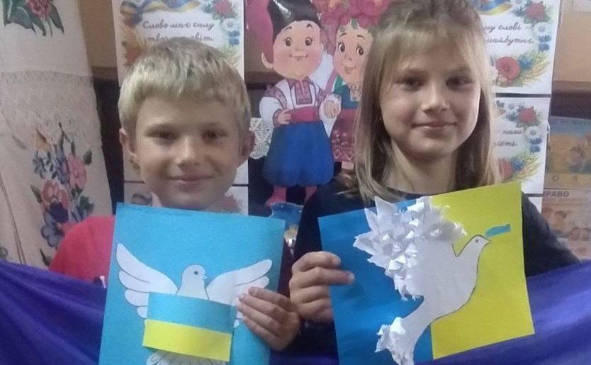 Для шамраївських дітлахів організували патріотичний майстерклас