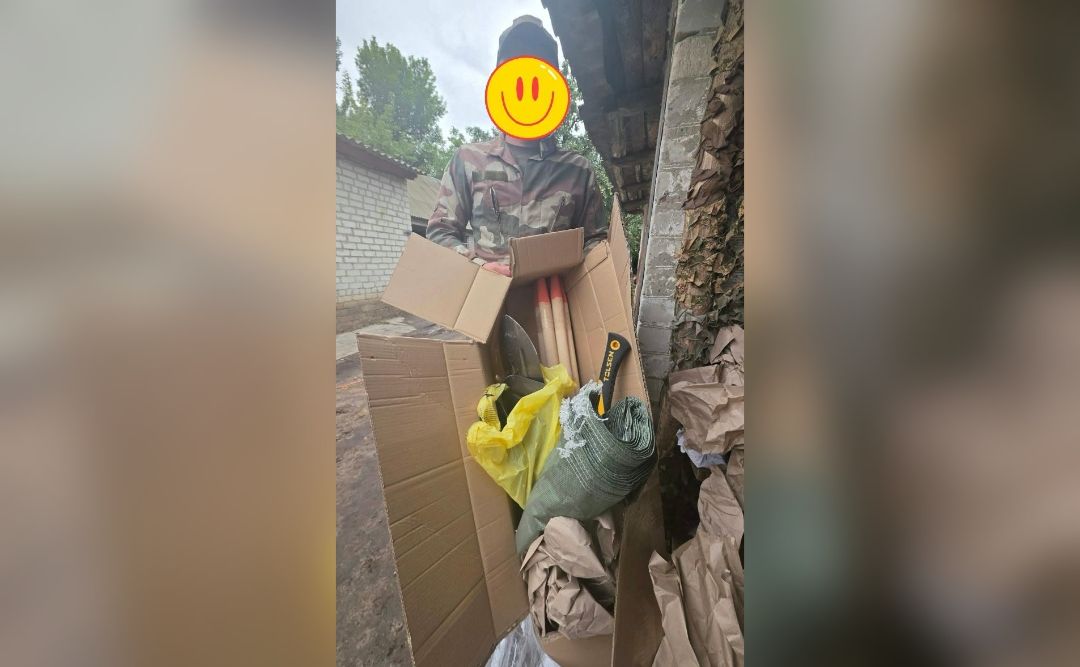 Бійці із 116-ї бригади отримали партію інструментів для облаштування бліндажів