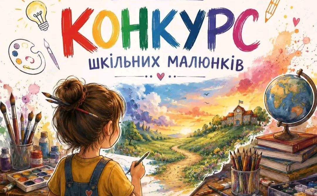 Триває прийом робіт на обласний конкурс шкільних малюнків до Дня вчителя