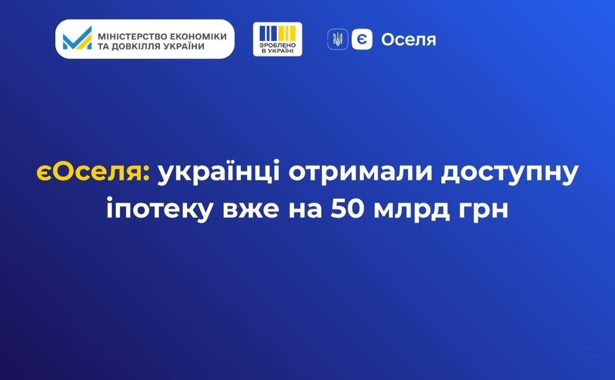 єОселя: українці отримали доступну іпотеку вже на 50 млрд грн