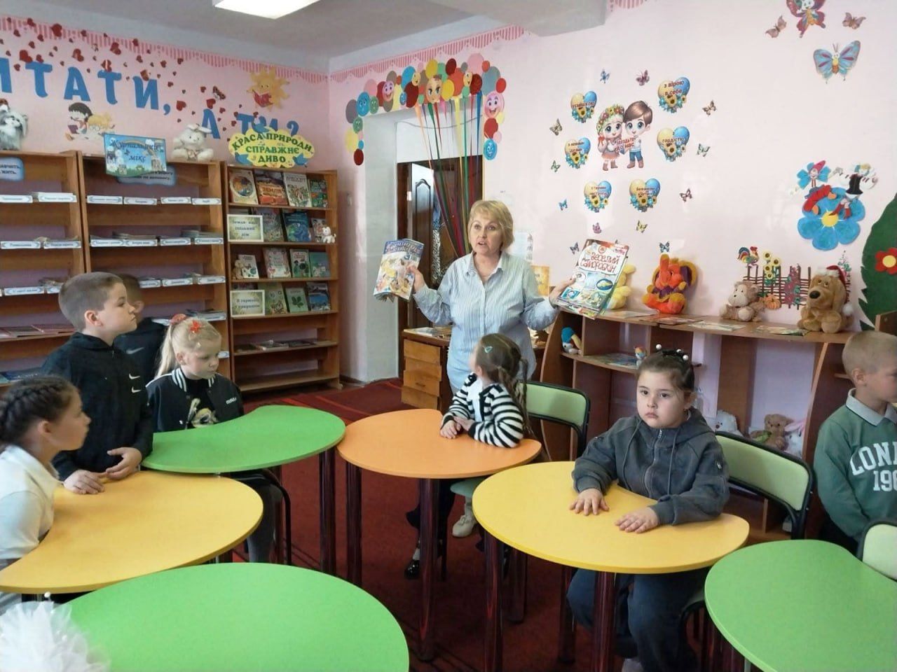 У Решетилівській ЦМБ для юних читайликів провели бібліоподорож