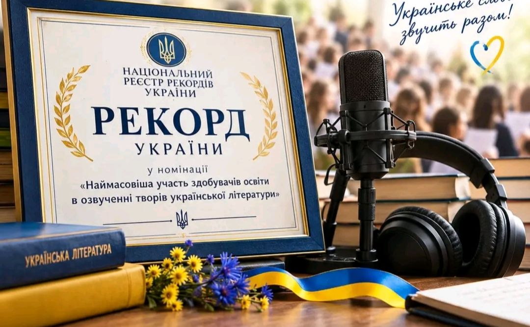 Національний рекорд від «Шкільна аудіобібліотека — Вінілосховище Аудіобукс»: хто може долучитися