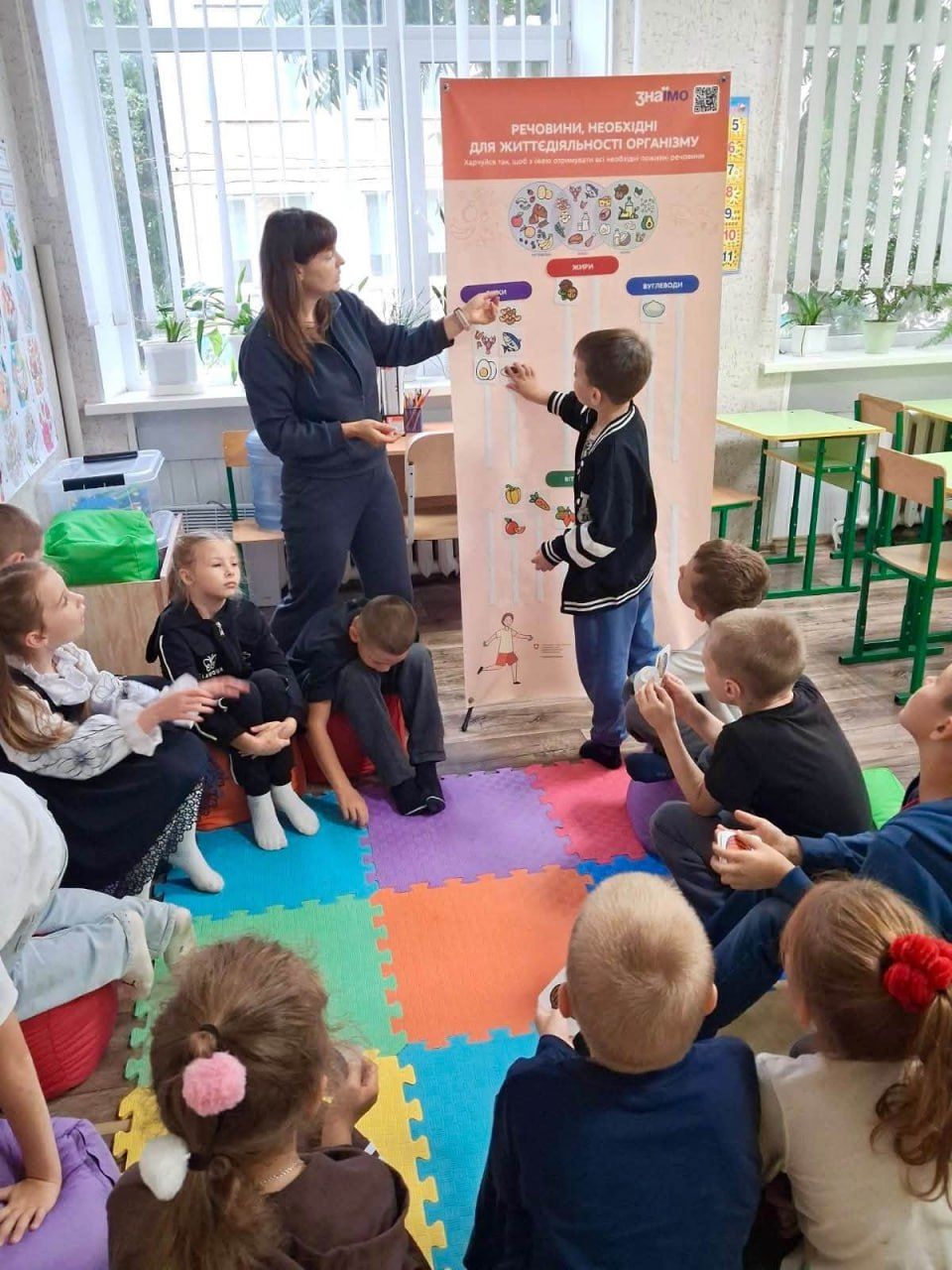 Решетилівських дітей вчать правильно харчуватися