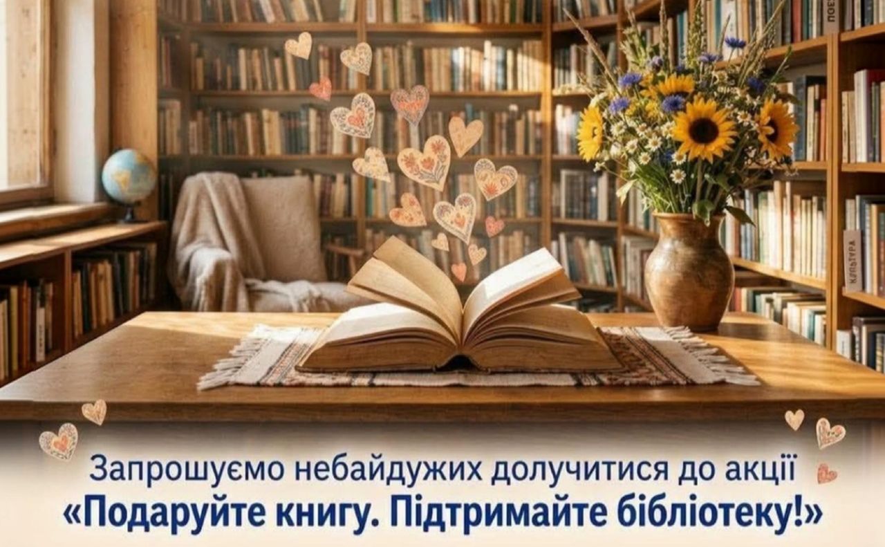 У Потічанській СБФ триває акція «Подаруй бібліотеці книгу»