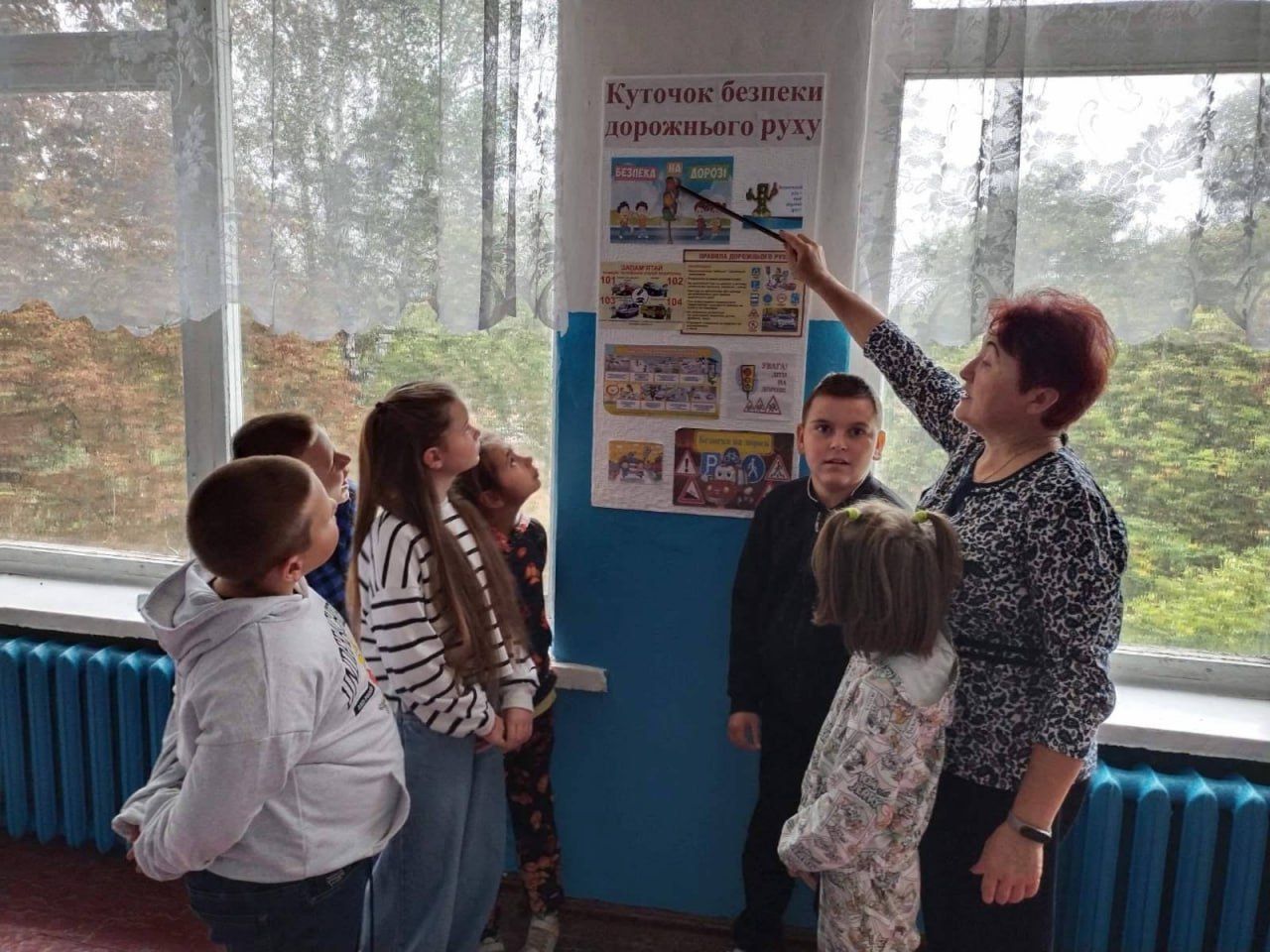 Остап’євські учні долучилися до місячника безпеки дорожнього руху