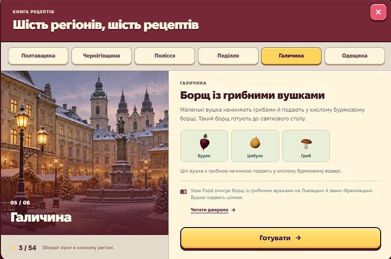 Український дизайнер створив браузерну гру «Борщ Ніндзя»