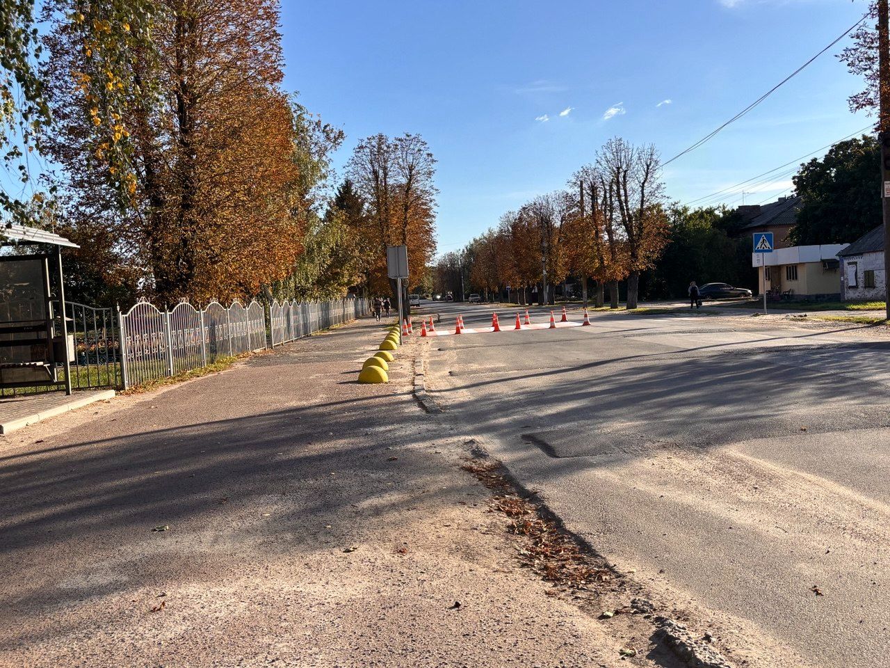 У Решетилівці оновили дорожню розмітку
