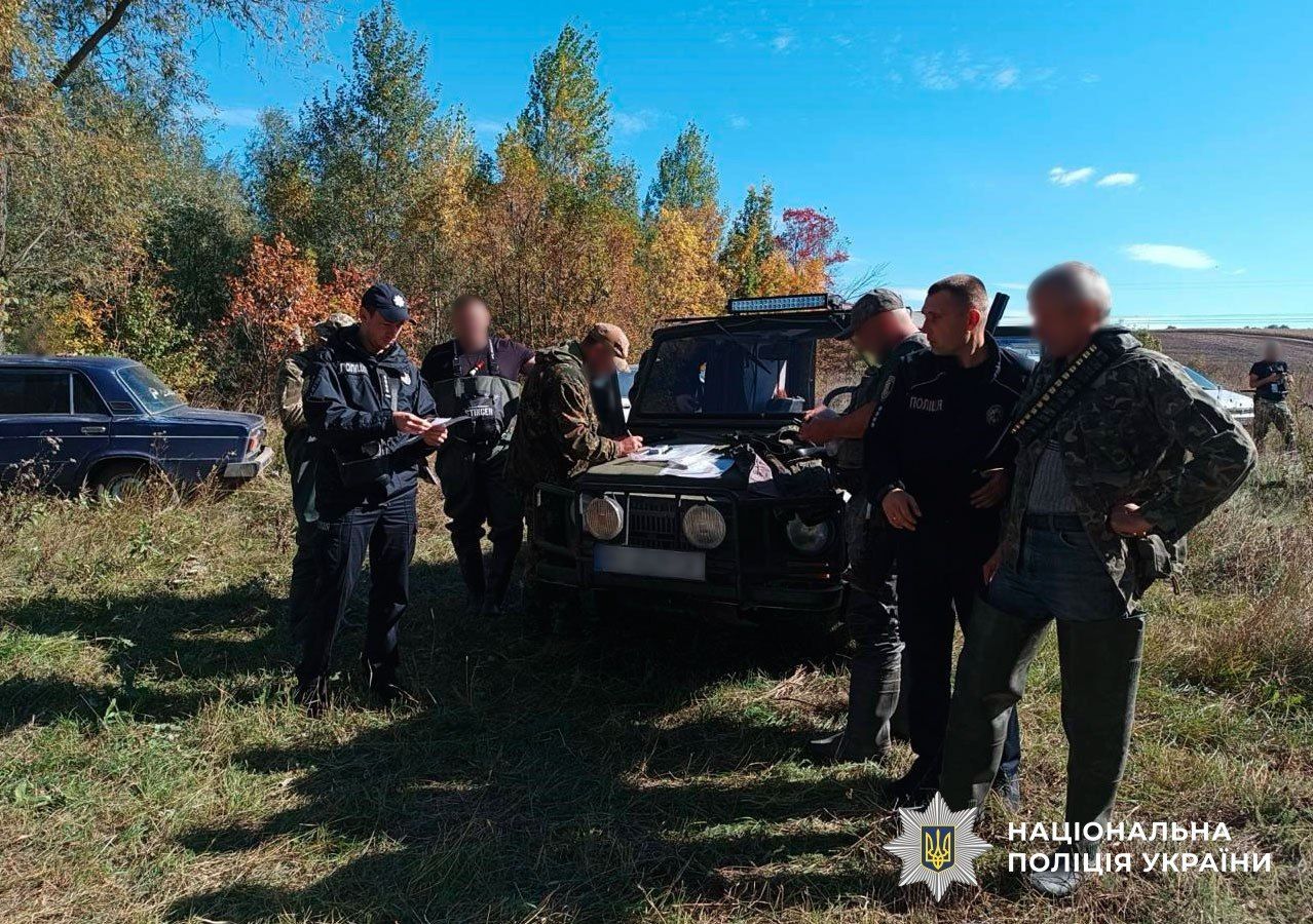 У перші вихідні сезону полювання на Полтавщині поліція перевірила 132 мисливців
