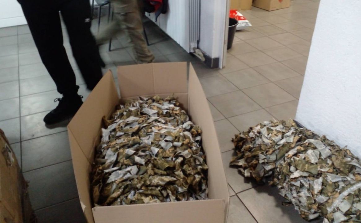 Із Решетилівки відправили маскування на Харківський напрямок фронту